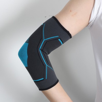 厂家直供新款户外护肘保暖彩色尼龙跨境骑行防护针织健身护肘护具