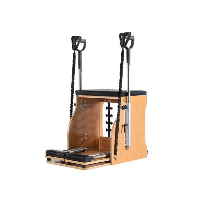橡木商用健身房家用瑜伽馆多功能塑形大器械平衡椅子普拉提稳踏椅
