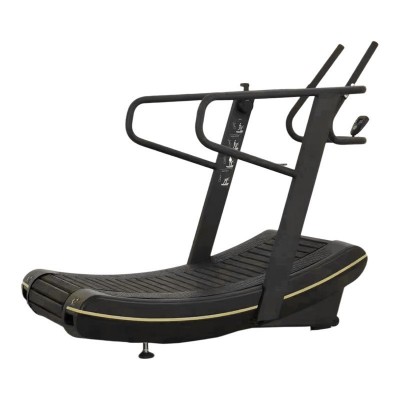 批量定制健身房用曲面跑步机橡胶跑带无重力训练商用无动力跑步机