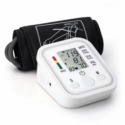 中性英文电子血压计家用智能英文语音USB插电款厂家现货出口外贸